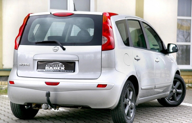 Nissan Note cena 12999 przebieg: 170000, rok produkcji 2008 z Kąty Wrocławskie małe 277